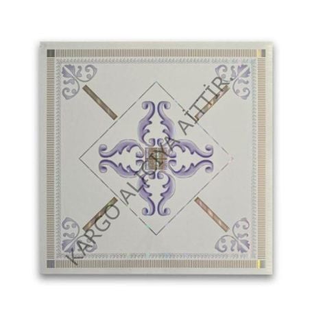 Piyadan 60×60 Plastik Tavan Panel(Lale)7,20m2/Pkt)