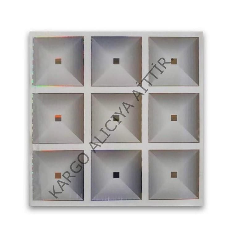 Piyadan 60×60 Plastik Tavan Paneli (9 Kare)