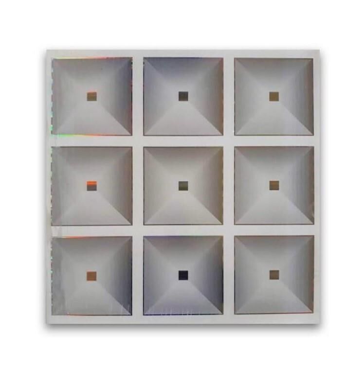 Piyadan 60×60 Plastik Tavan Paneli (9 Kare)