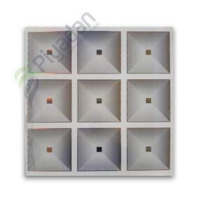 Piyadan 60×60 Plastik Tavan Paneli (9 Kare)