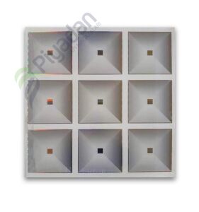 Piyadan 60×60 Plastik Tavan Paneli (9 Kare)