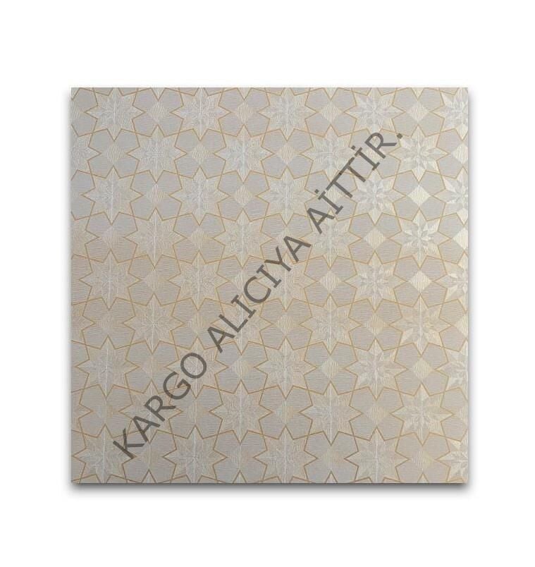 Piyadan Kod:125-1 Gold Yıldız Desen 60×60 Karolam