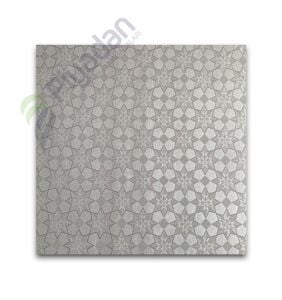 Piyadan Kod:125-3 Gümüş Yıldız Desen 60×60 Karolam