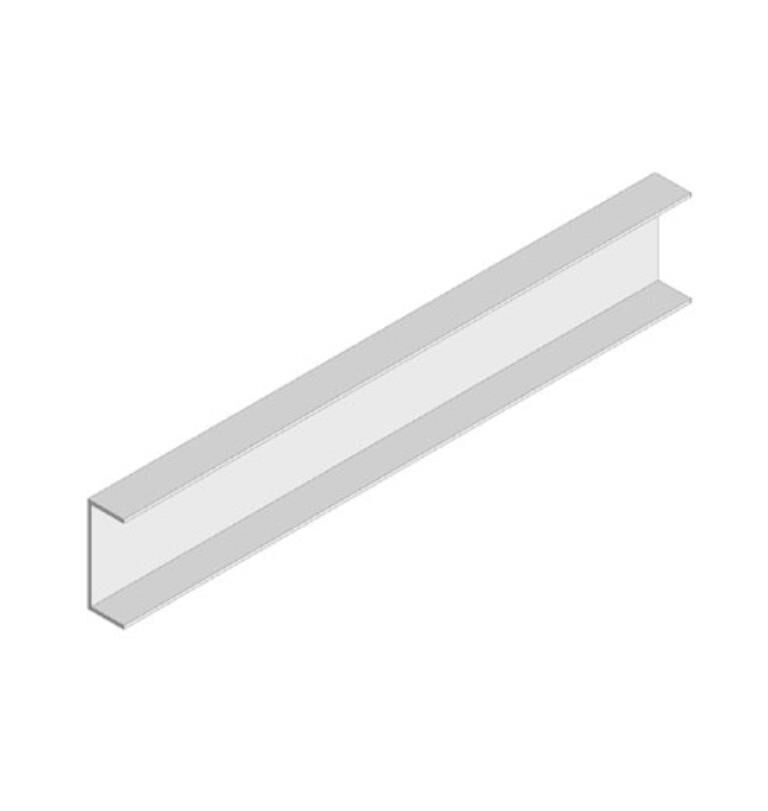 Piyadan Clipin Çevre C Profili Ral 9016 Beyaz