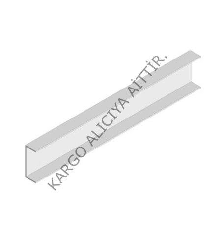 Piyadan Clipin Çevre C Profili Ral 9016 Beyaz