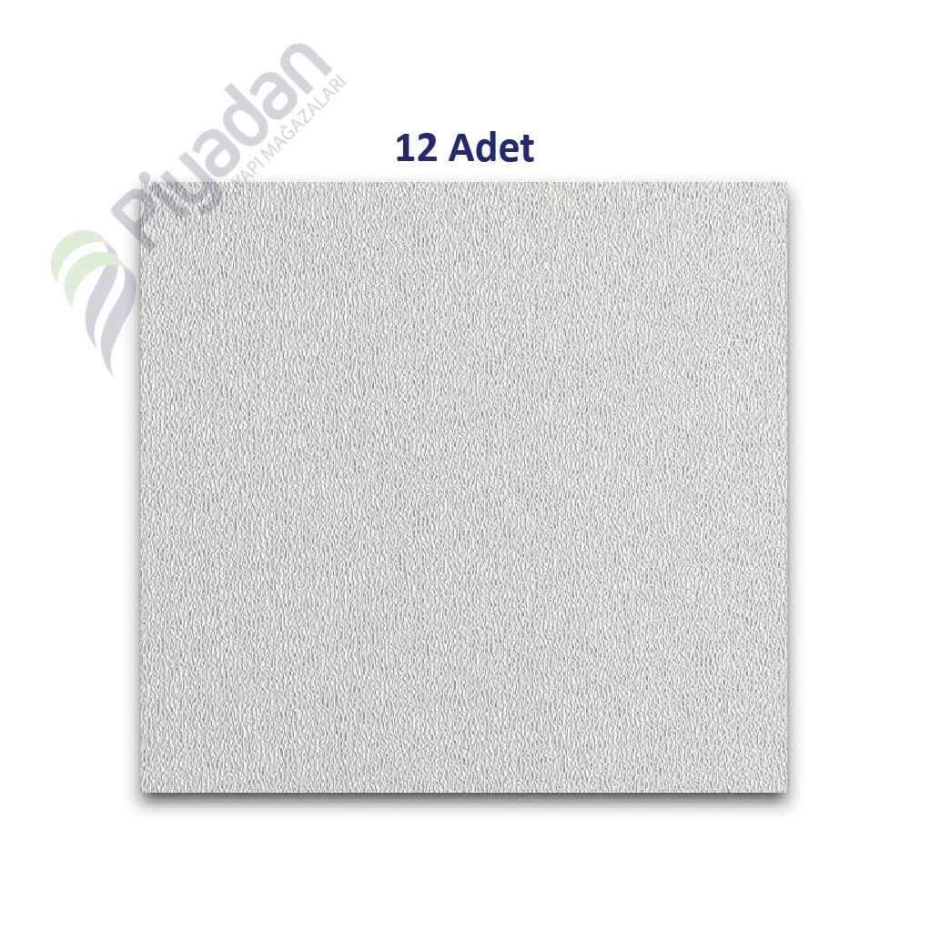 Piyadan 7mm Kod:975 Düz Desen 60×60 Karolam 12 Adet