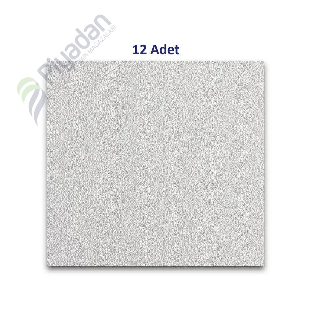 Piyadan 7mm Kod:975 Düz Desen 60×60 Karolam 12 Adet