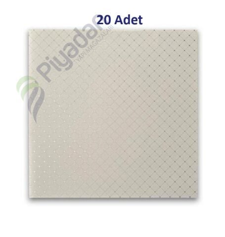 Piyadan 60×60 Plastik Tavan Panel(HM30 7,20PK) 20 Adet