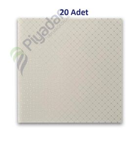 Piyadan 60×60 Plastik Tavan Panel(HM30 7,20PK) 20 Adet