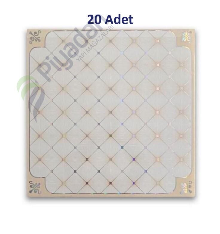 Piyadan 60×60 Plastik Tavan Paneli (Petek 7,20PK) 20 Adet