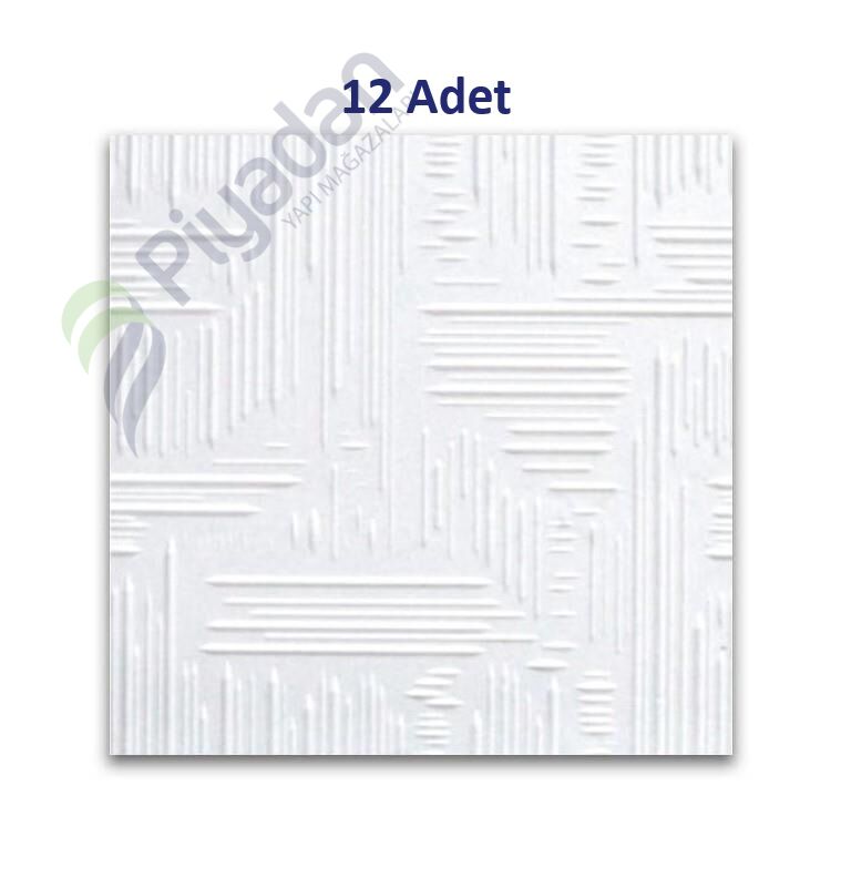 Piyadan Tavan Kaplama Ufuk Çizgisi 50×50×1,00cm 12 Adet