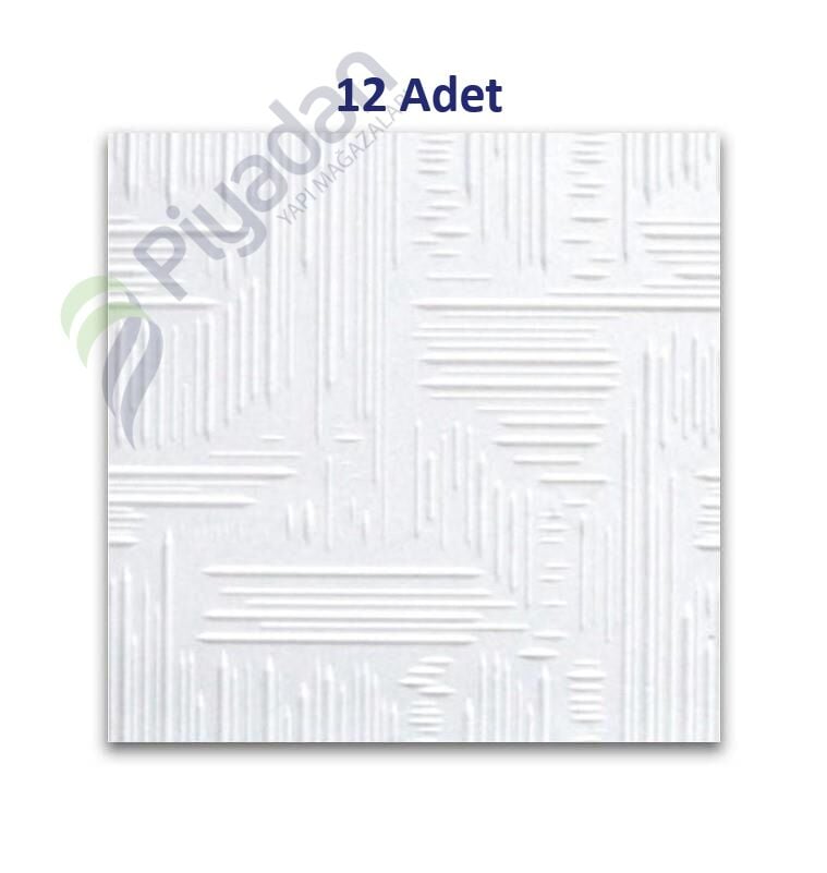 Piyadan Tavan Kaplama Ufuk Çizgisi 50×50×1,00cm 12 Adet