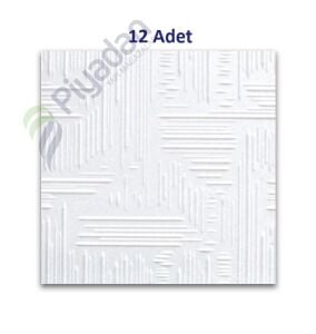 Piyadan Tavan Kaplama Ufuk Çizgisi 50×50×1,00cm 12 Adet