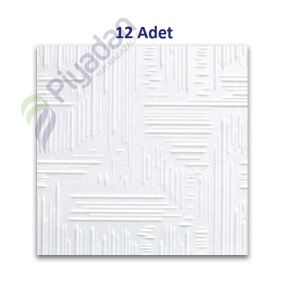 Piyadan Tavan Kaplama Ufuk Çizgisi 50×50×1,00cm 12 Adet