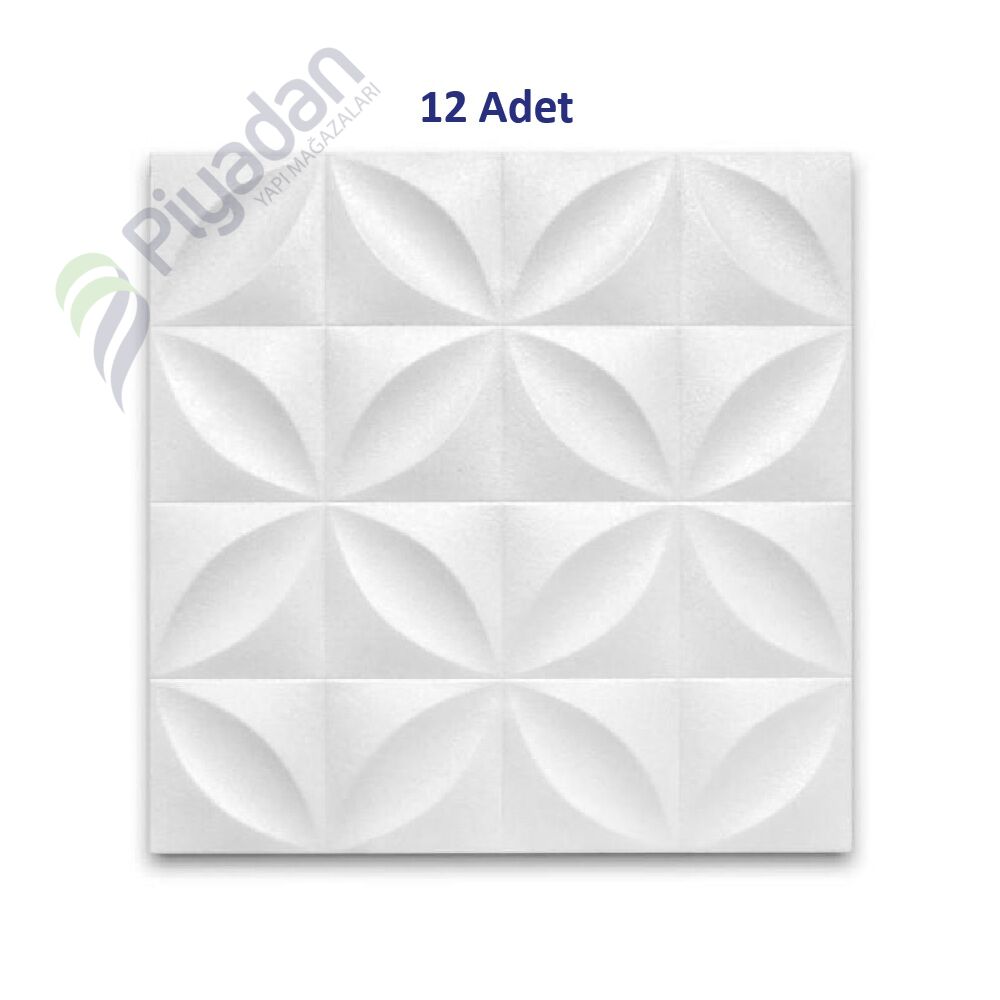 Piyadan Tavan Kaplama Yonca 50×50×1,00cm 12 Adet