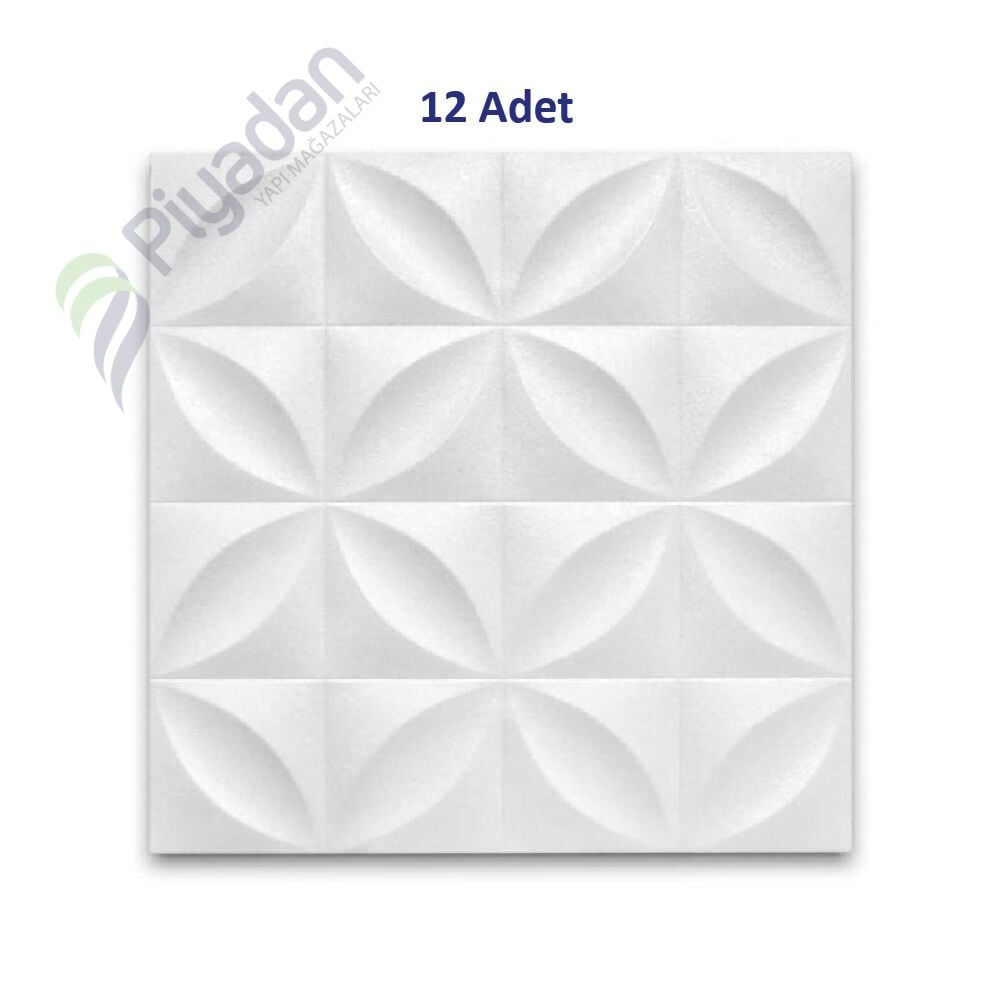 Piyadan Tavan Kaplama Yonca 50×50×1,00cm 12 Adet