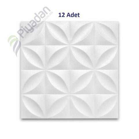 Piyadan Tavan Kaplama Yonca 50×50×1,00cm 12 Adet