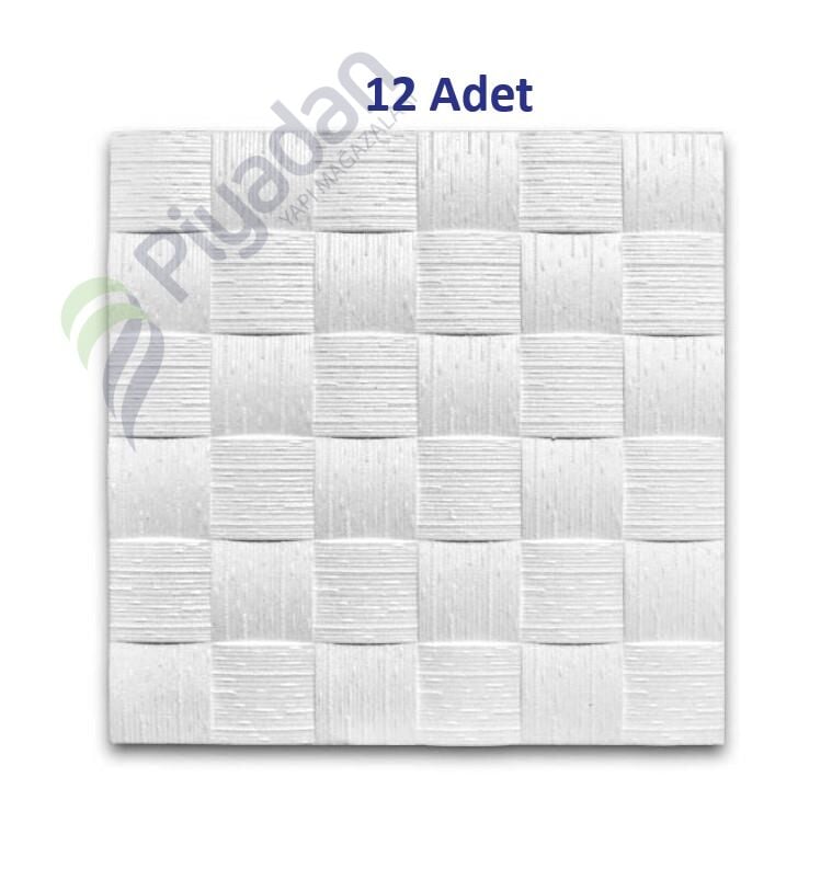 Piyadan Tavan Kaplama Hasır(Dama) 50×50×1,00cm 12 Adet