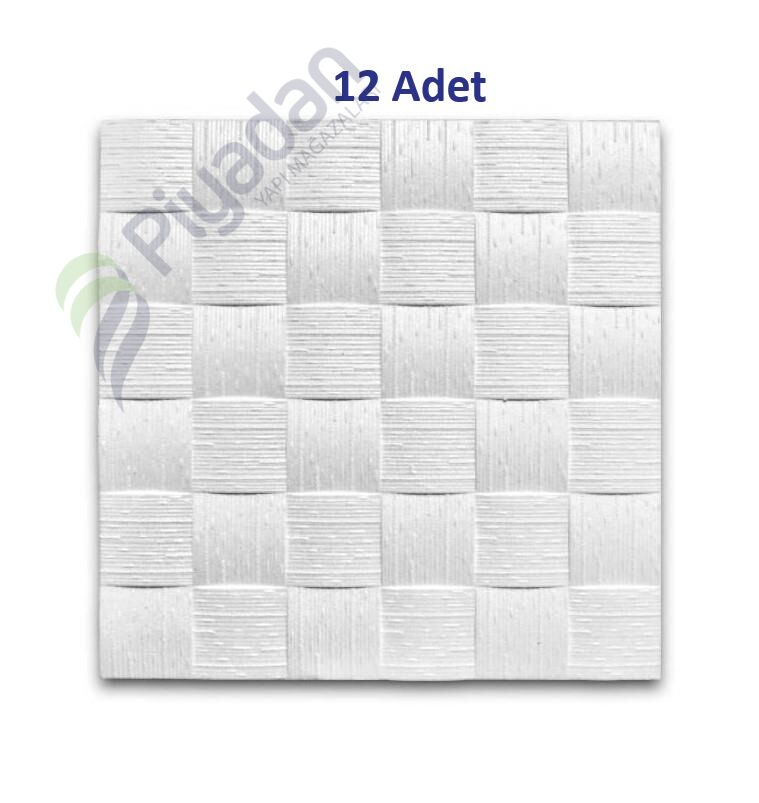 Piyadan Tavan Kaplama Hasır(Dama) 50×50×1,00cm 12 Adet