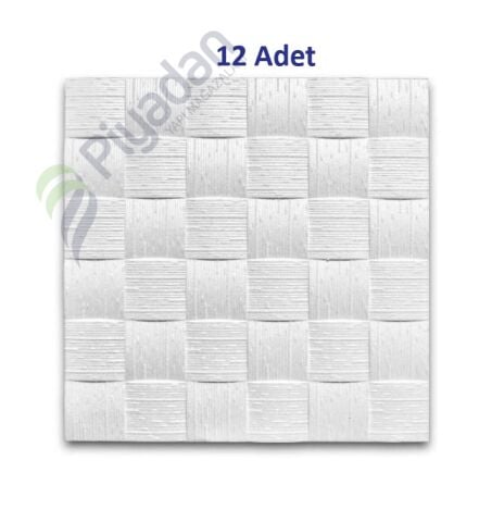 Piyadan Tavan Kaplama Hasır(Dama) 50×50×1,00cm 12 Adet