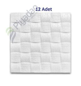 Piyadan Tavan Kaplama Hasır(Dama) 50×50×1,00cm 12 Adet