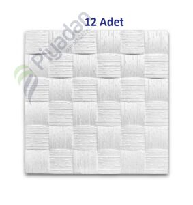 Piyadan Tavan Kaplama Hasır(Dama) 50×50×1,00cm 12 Adet