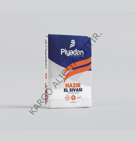 Piyadan Çimento Esaslı Hazır El Sıvası (25KG/Trb)