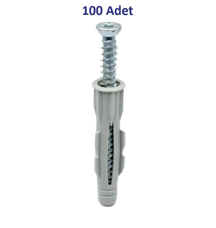 Star Plst 8*50 Speco Roket Dübel Vidalı 00-05-01 (100 Adet)