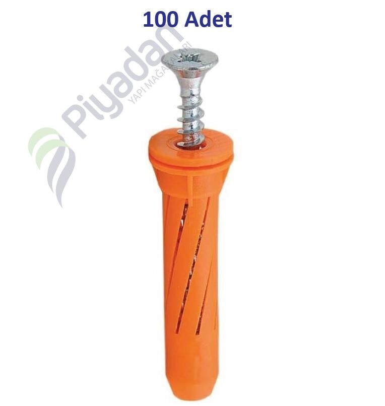 Star Plst 8*50 Pael Dübel Vidalı 02-08-01 (100 Adet)