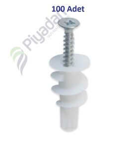 Star Plst 12*25 Turbolet Alçı Levha Dübel Vidalı (100 Adet)