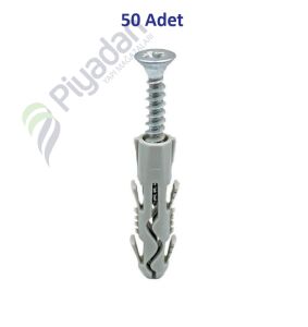 Star Plst 12*60 STtandart Dübel Vidalı 00-07-01 (50 Adet)