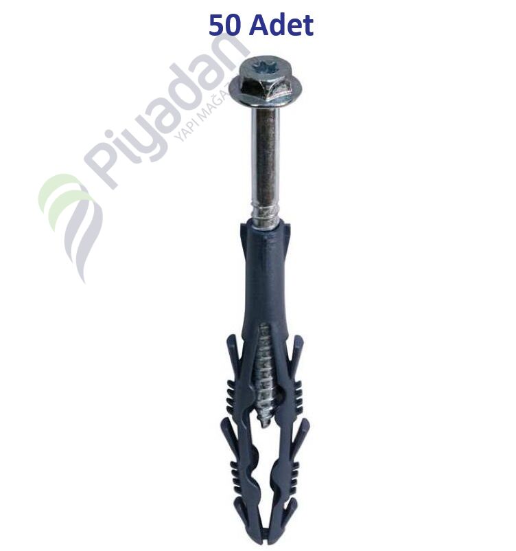 Star Plst 120mm Ağır Yük Dübel Vidalı 01-12-01 (50 Adet)