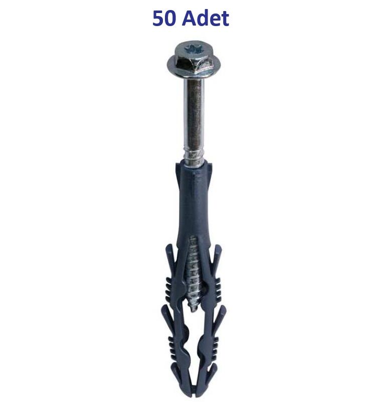 Star Plst 120mm Ağır Yük Dübel Vidalı 01-12-01 (50 Adet)