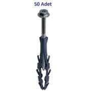 Star Plst 120mm Ağır Yük Dübel Vidalı 01-12-01 (50 Adet)