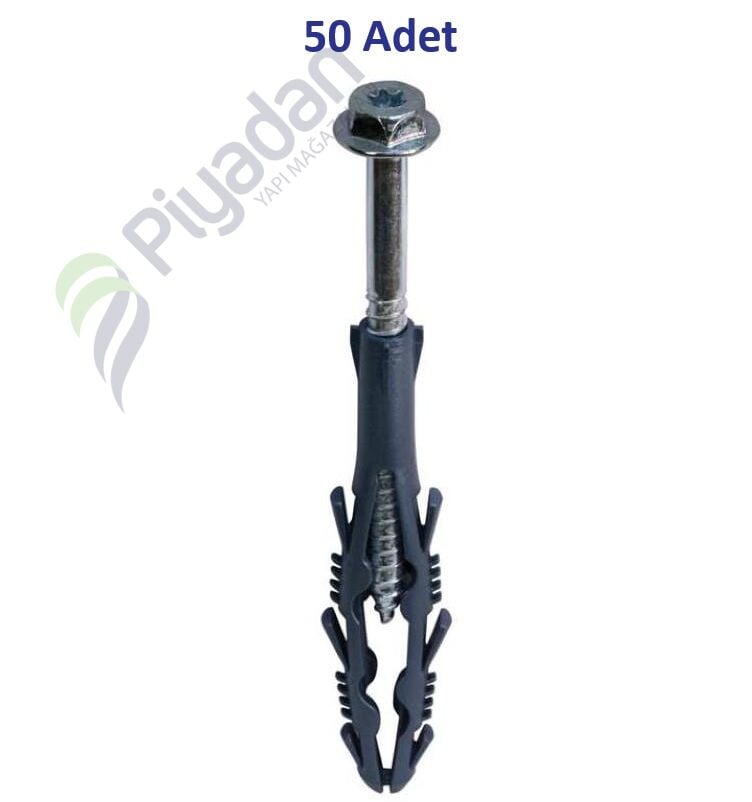 Star Plst 100mm Ağır Yük Dübel Vidalı 01-10-01 (50 Adet)