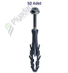 Star Plst 100mm Ağır Yük Dübel Vidalı 01-10-01 (50 Adet)