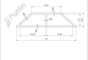 Piyadan Ano Çıtası (3.00mt/Adet)