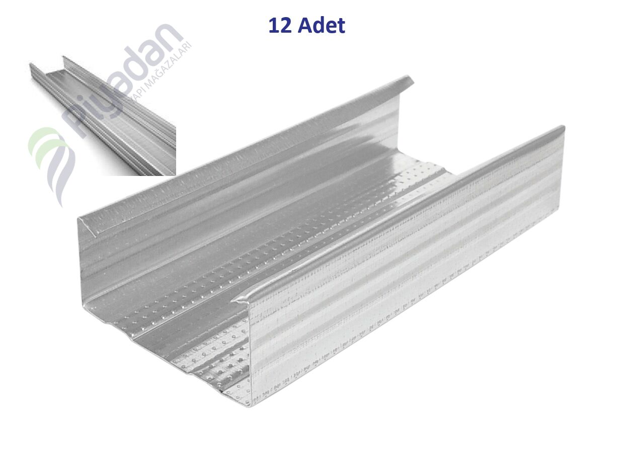 Piyadan Tc Profili 3mt 0,38mm (12 Adet)