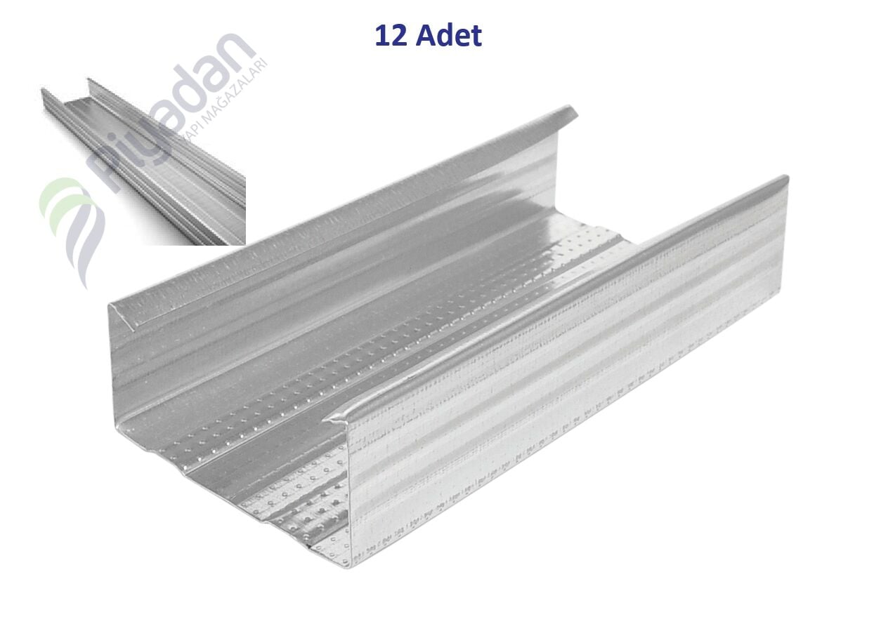 Piyadan Tc Profili 3mt 0,38mm (12 Adet)