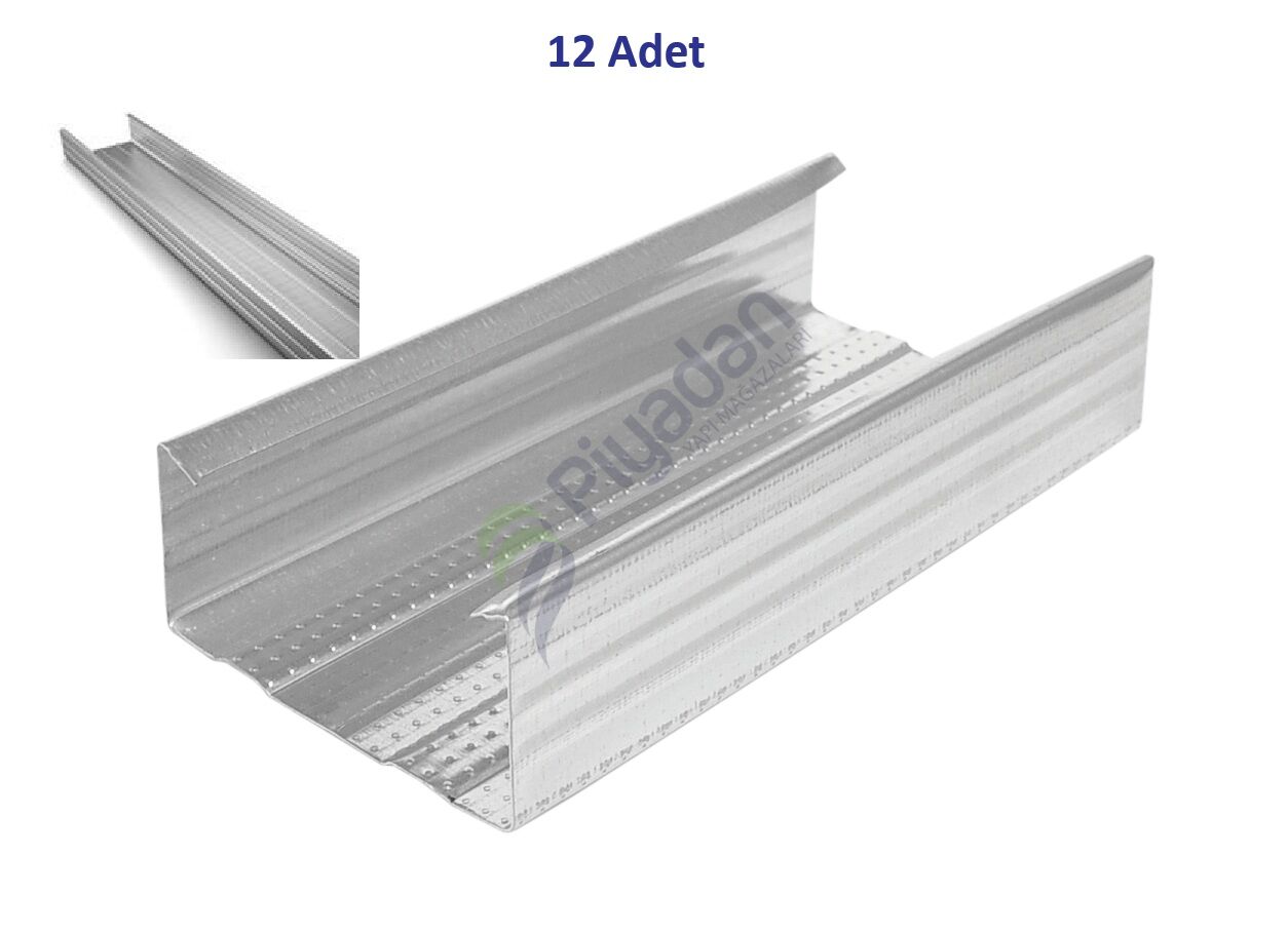 Piyadan Tc Profili 3mt 0,38mm (12 Adet)