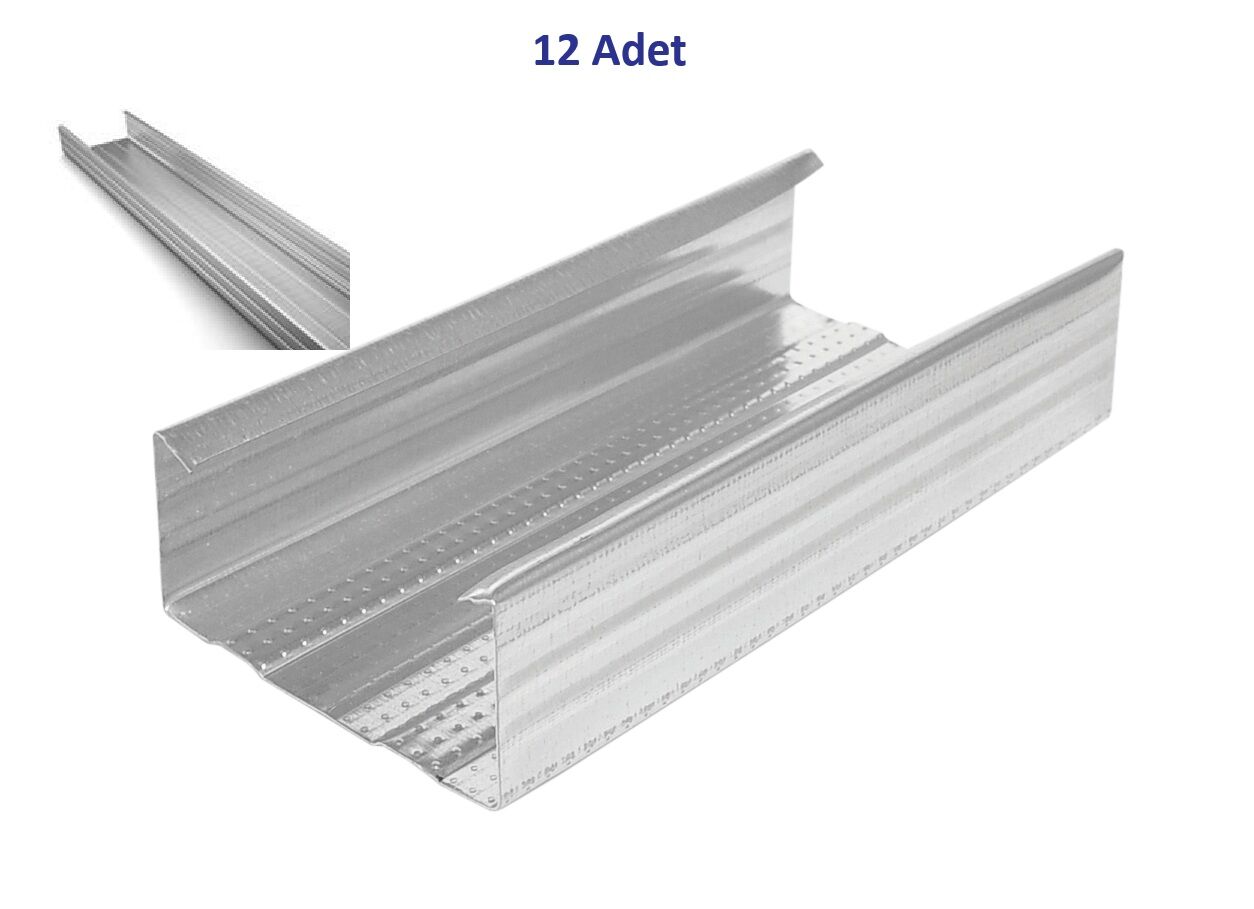 Piyadan Tc Profili 3mt 0,38mm (12 Adet)