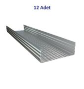 Piyadan Du 75mm Profil 3mt (12 Adet)