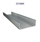 Piyadan Du 75mm Profil 3mt (12 Adet)
