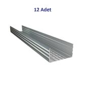 Piyadan Du 50mm Profil 3mt (12 Adet)