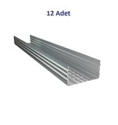 Piyadan Du 50mm Profil 3mt (12 Adet)
