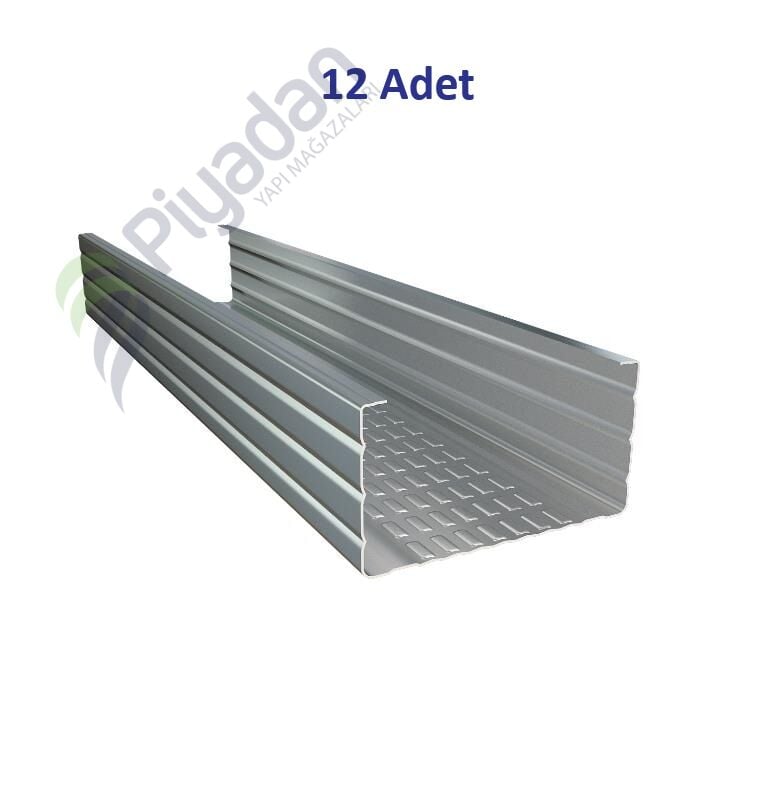 Piyadan Dc 75mm Profil 3mt (12 Adet)