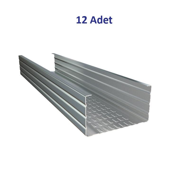 Piyadan Dc 75mm Profil 3mt (12 Adet)