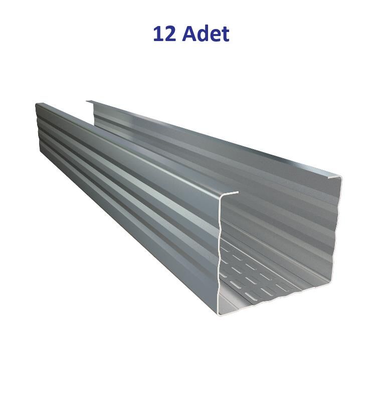 Piyadan Dc 50mm Profil 3mt (12 Adet)