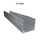 Piyadan Dc 50mm Profil 3mt (12 Adet)