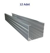 Piyadan Dc 50mm Profil 3mt (12 Adet)